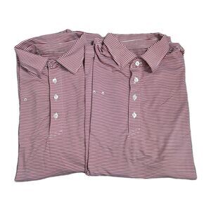 Chick Fil A Team Style Oobe Polo Hydro Chill Size Small Lot Of 2 Shirts Red
